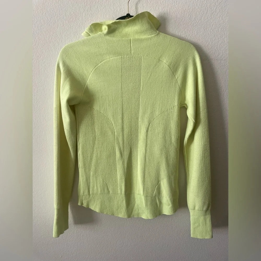 Lululemon Athletica Light Green athletic Zip-Up Jacket